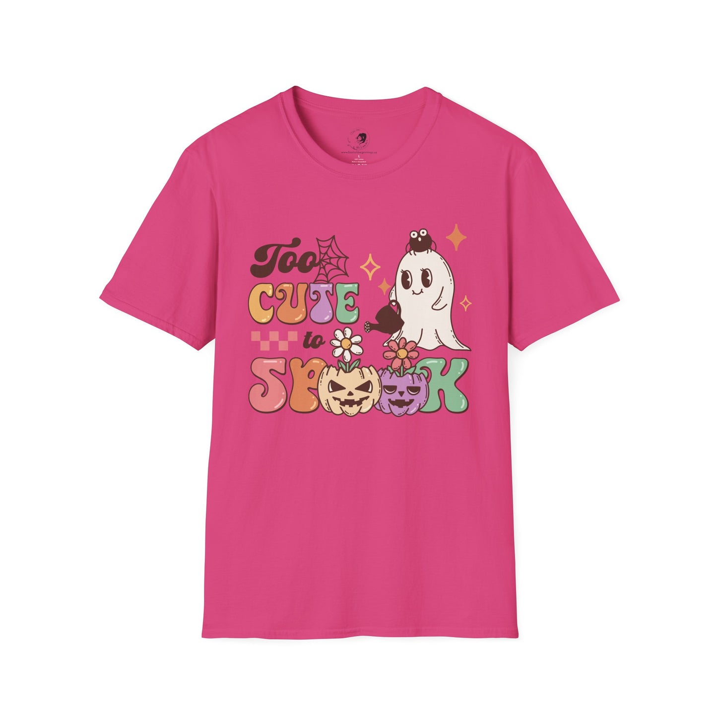 Too Cute To Spook - Unisex Softstyle Shirt for the Soft Spookster