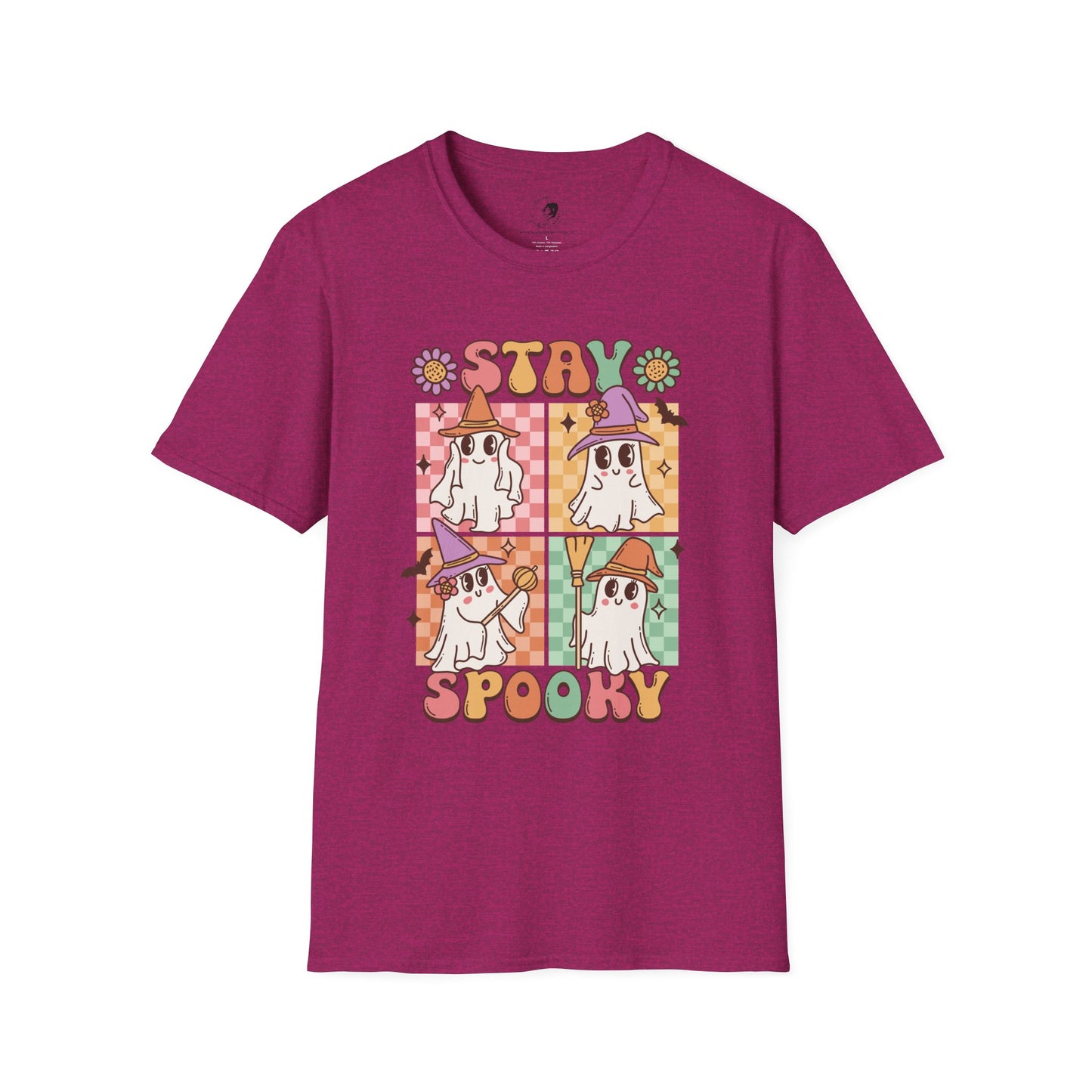 Stay Spooky (FLORAL) - Unisex Softstyle Shirt for the Soft Spookster