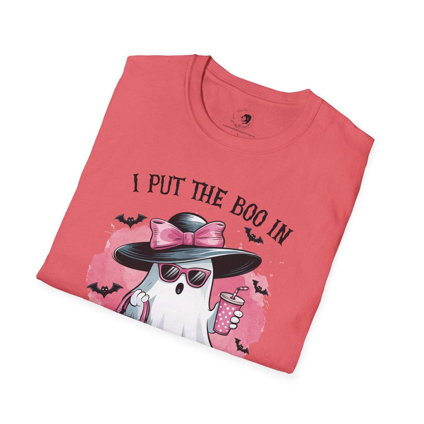 I Put The BOO In BOUJIE - Unisex Softstyle Shirt for the Soft Spookster