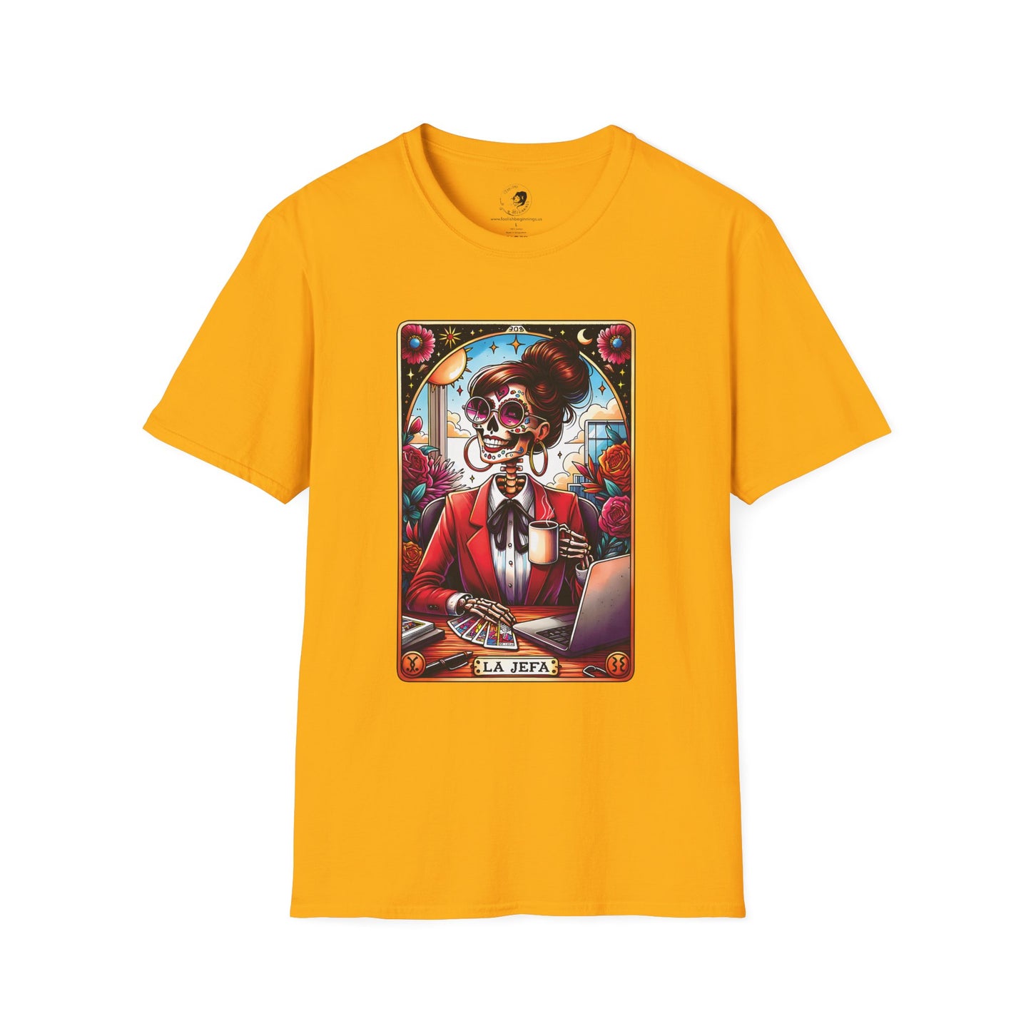 La Jefa - TAROT REEADERS - Tarot Inspired Unisex Softstyle Shirt