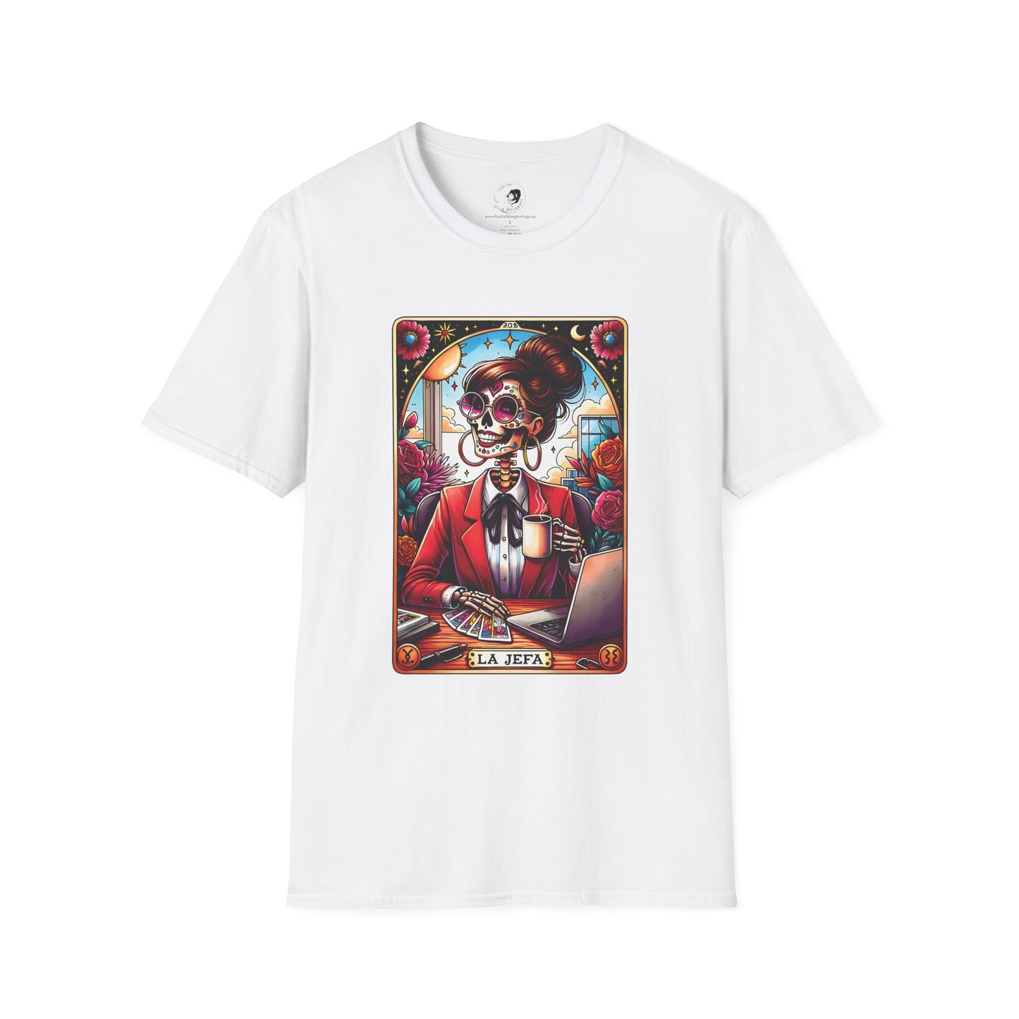 La Jefa - TAROT REEADERS - Tarot Inspired Unisex Softstyle Shirt