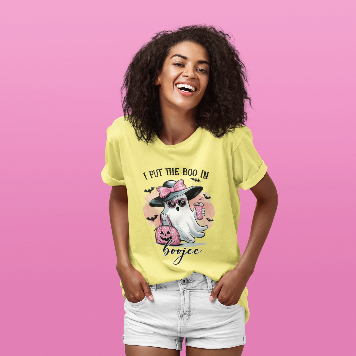 I Put The BOO In BOUJIE - Unisex Softstyle Shirt for the Soft Spookster