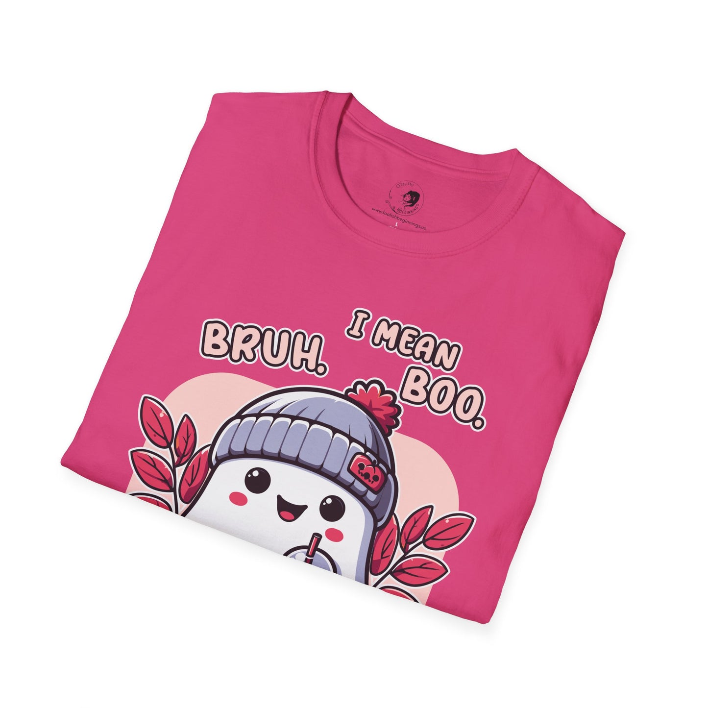 BRUH... I Mean BOO! - Unisex Softstyle Shirt for the Soft Spookster