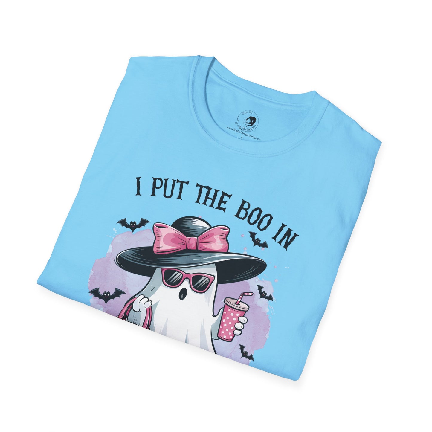 I Put The BOO In BOUJIE - Unisex Softstyle Shirt for the Soft Spookster