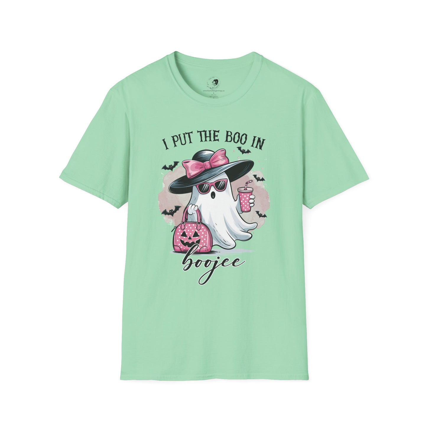 I Put The BOO In BOUJIE - Unisex Softstyle Shirt for the Soft Spookster