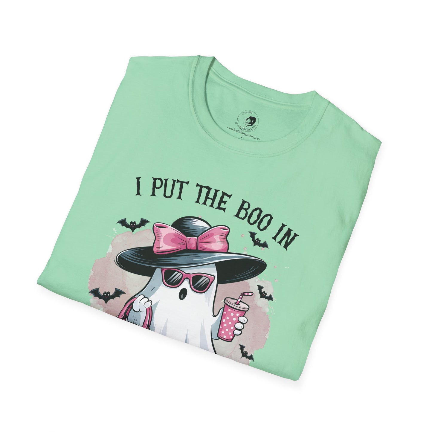 I Put The BOO In BOUJIE - Unisex Softstyle Shirt for the Soft Spookster