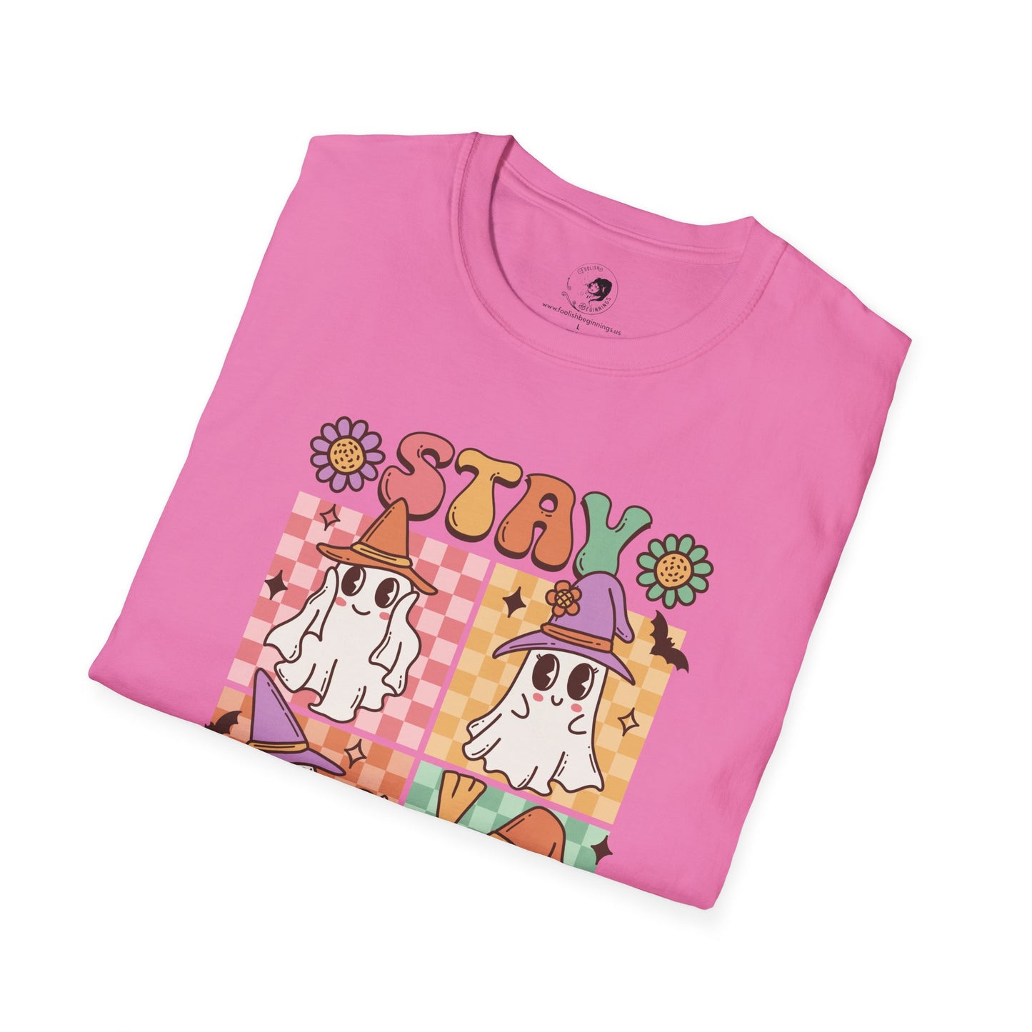 Stay Spooky (FLORAL) - Unisex Softstyle Shirt for the Soft Spookster