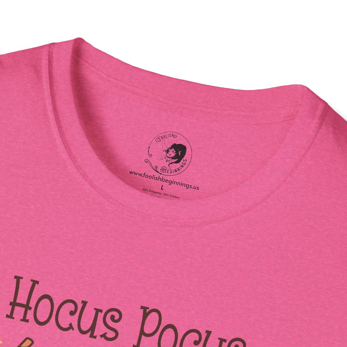 Hocus Pocus I Need COFFEE To Focus - Unisex Softstyle Shirt for the Soft Spookster