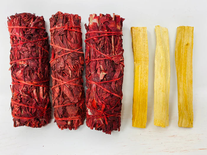 4-Inch Dragon's Blood Sage Smudge Sticks