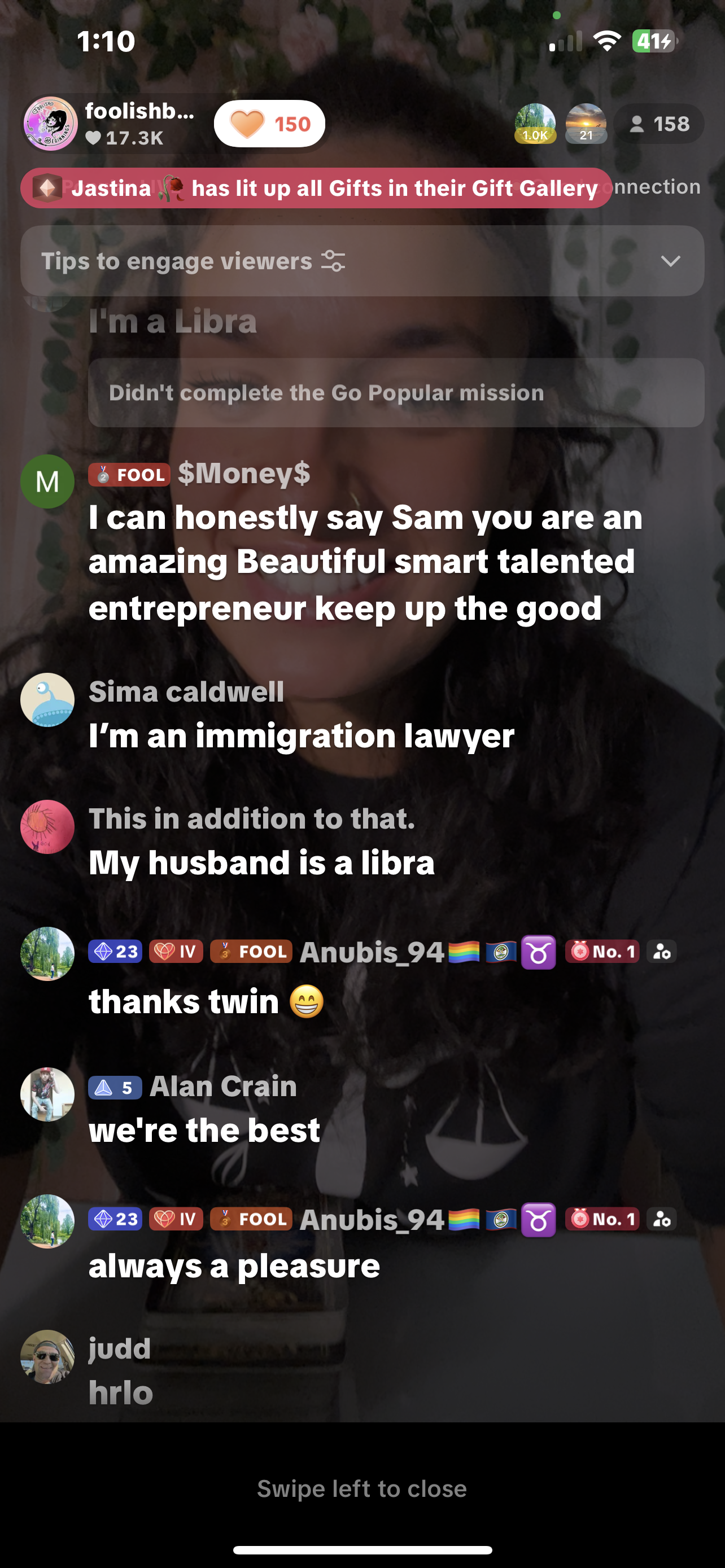 TIKTOK LIVE: FULL - 10 minutes personal read