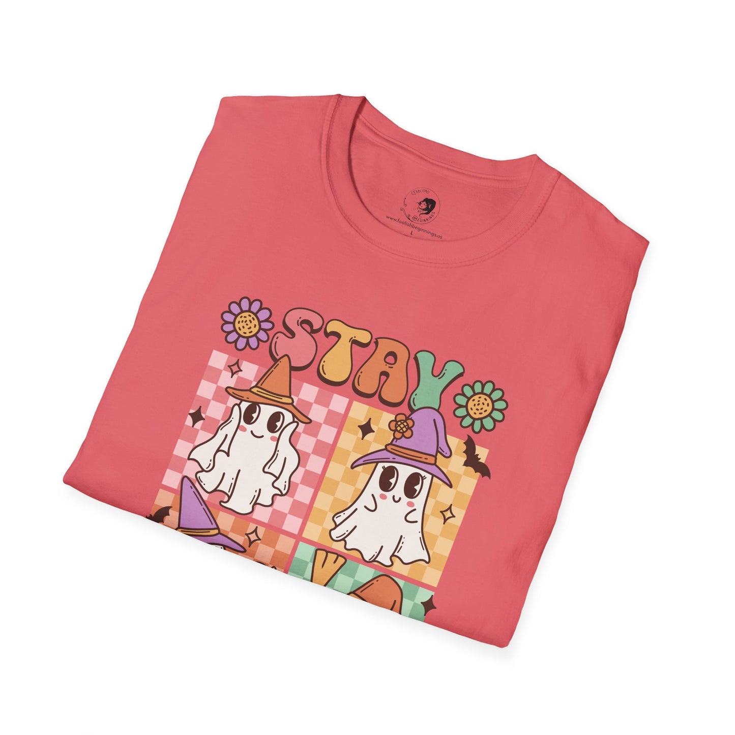 Stay Spooky (FLORAL) - Unisex Softstyle Shirt for the Soft Spookster