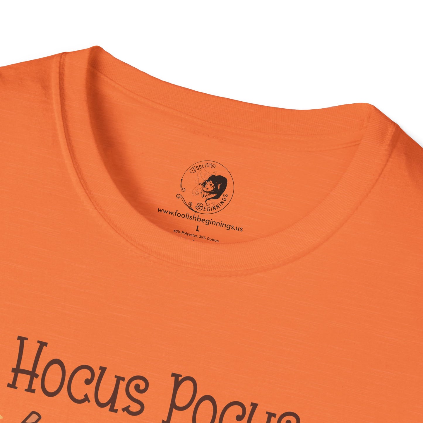 Hocus Pocus I Need COFFEE To Focus - Unisex Softstyle Shirt for the Soft Spookster