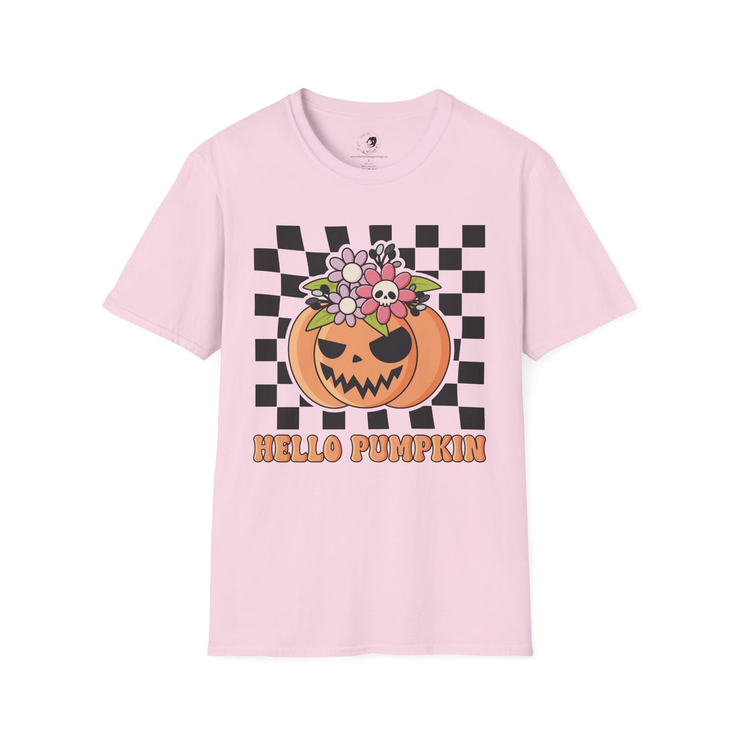 Hello Pumpkin - Unisex Softstyle Shirt for the Soft Spookster