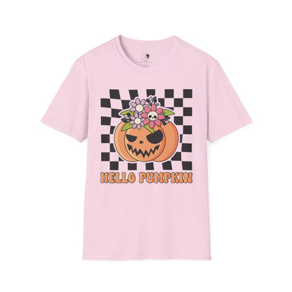 Hello Pumpkin - Unisex Softstyle Shirt for the Soft Spookster
