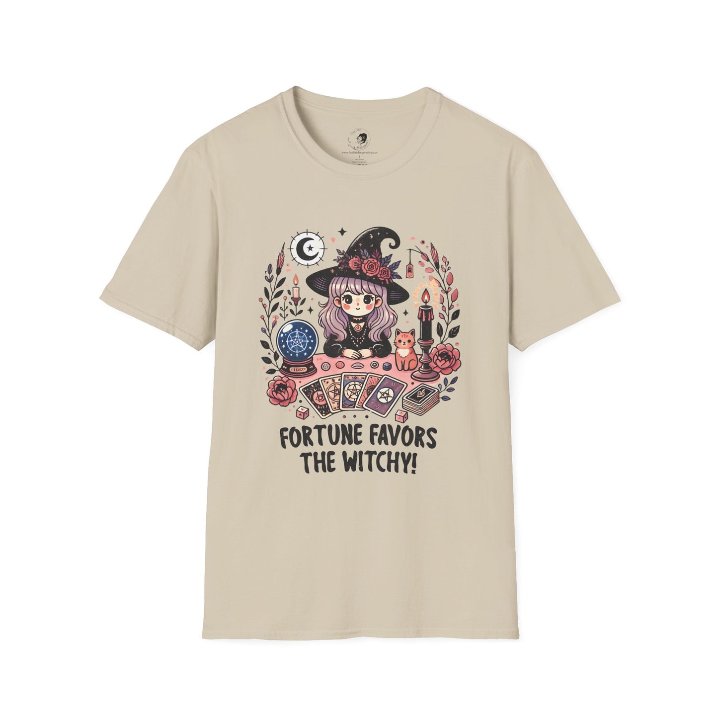 Fortune Favors the Witchy - Unisex Softstyle Shirt