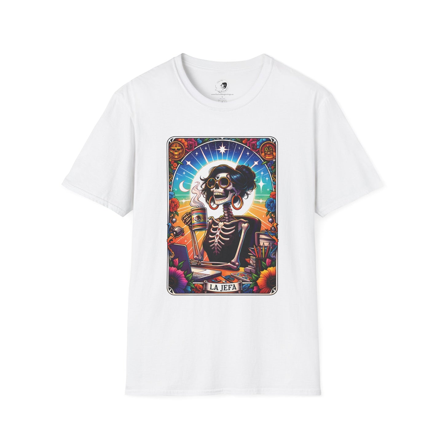 La Jefa - Tarot Inspired Unisex Softstyle Shirt