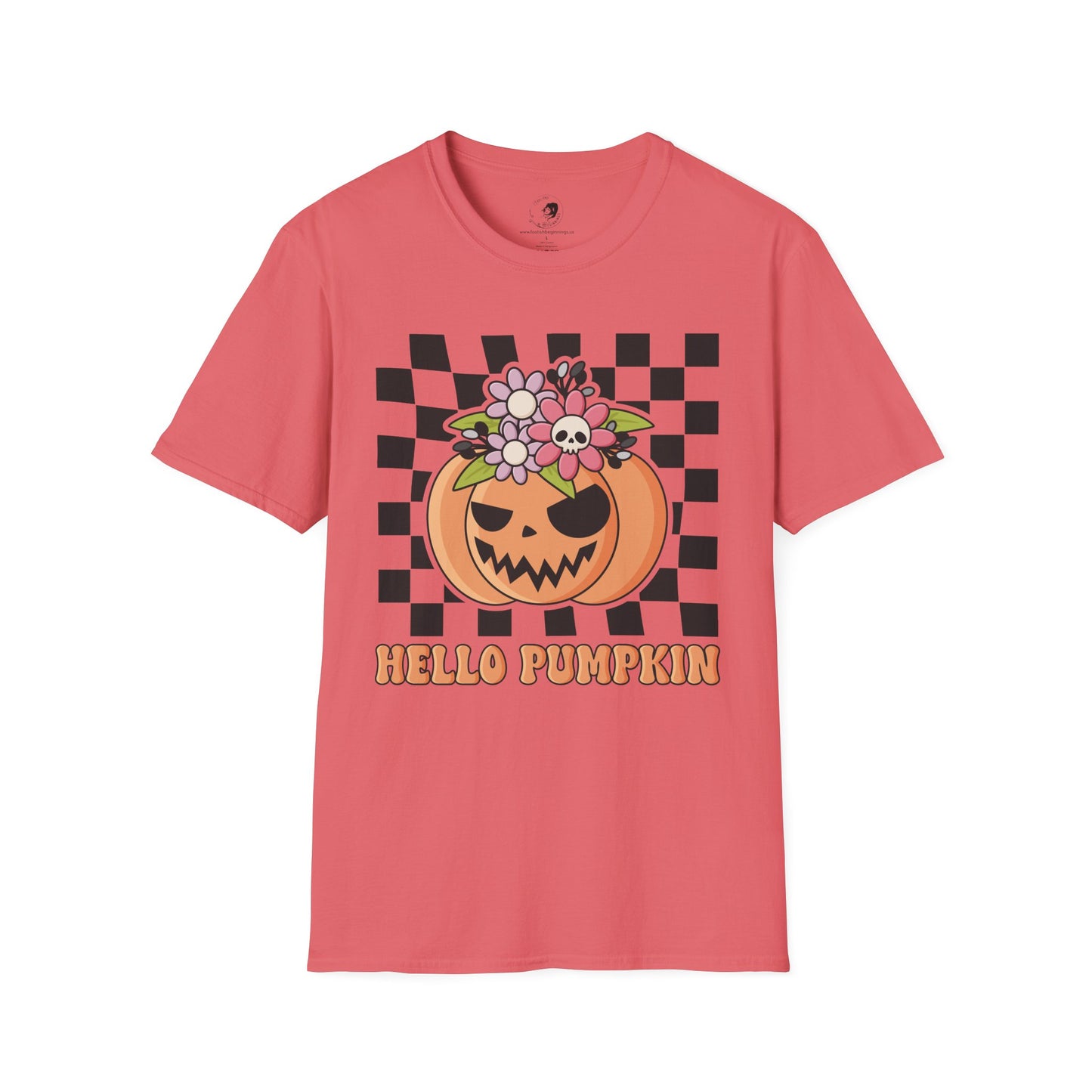 Hello Pumpkin - Unisex Softstyle Shirt for the Soft Spookster