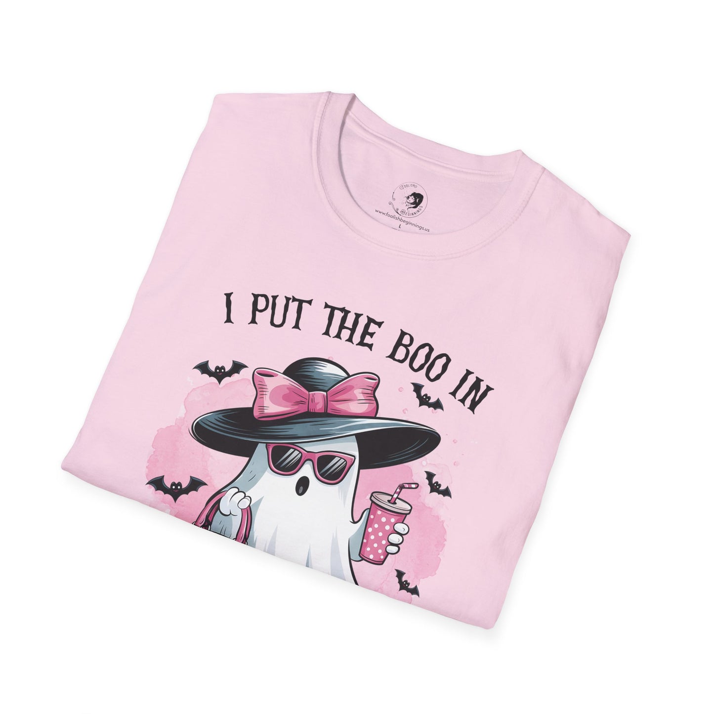 I Put The BOO In BOUJIE - Unisex Softstyle Shirt for the Soft Spookster
