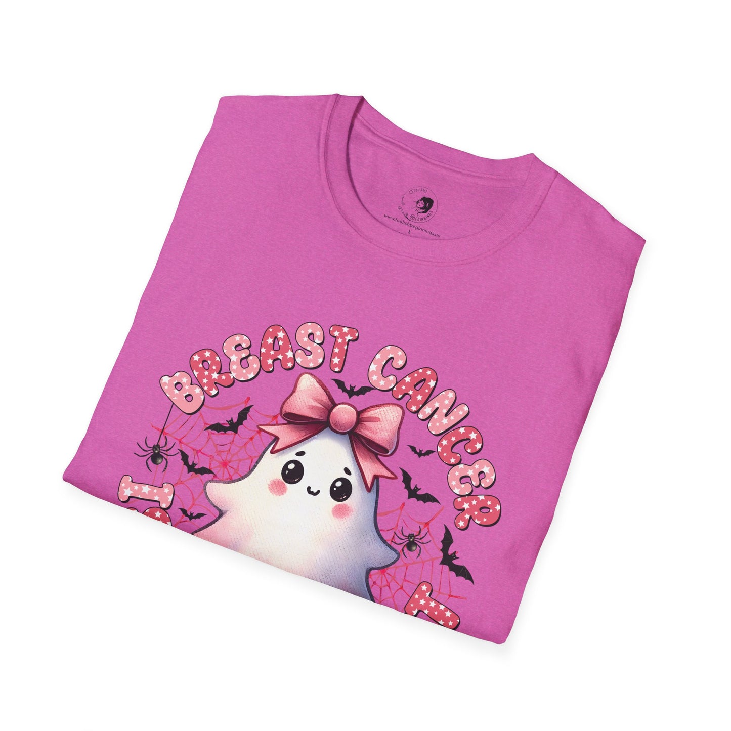 Breast Cancer is BOO SHEET - Unisex Softstyle Shirt for the Soft Spookster