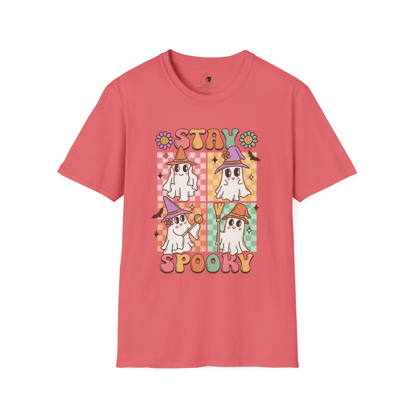 Stay Spooky (FLORAL) - Unisex Softstyle Shirt for the Soft Spookster