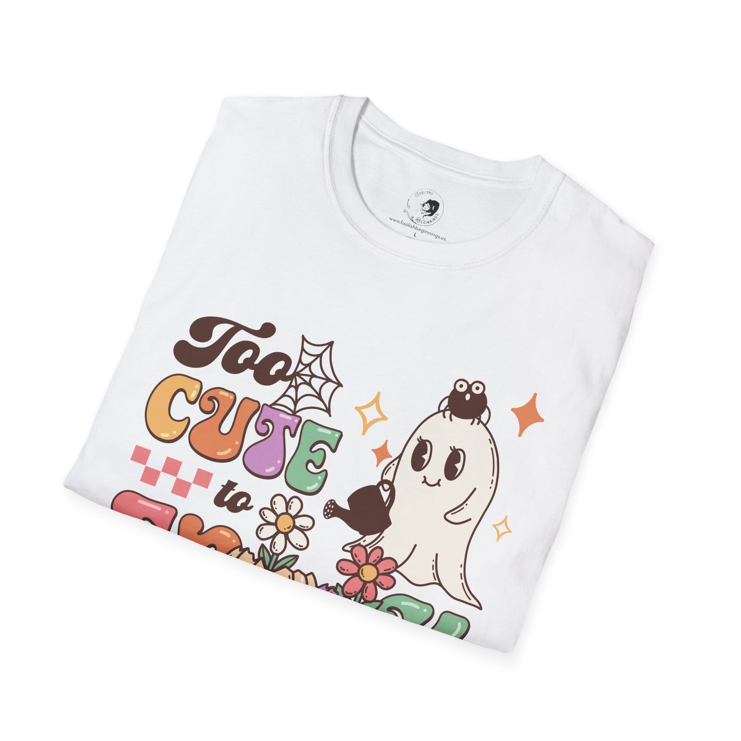 Too Cute To Spook - Unisex Softstyle Shirt for the Soft Spookster
