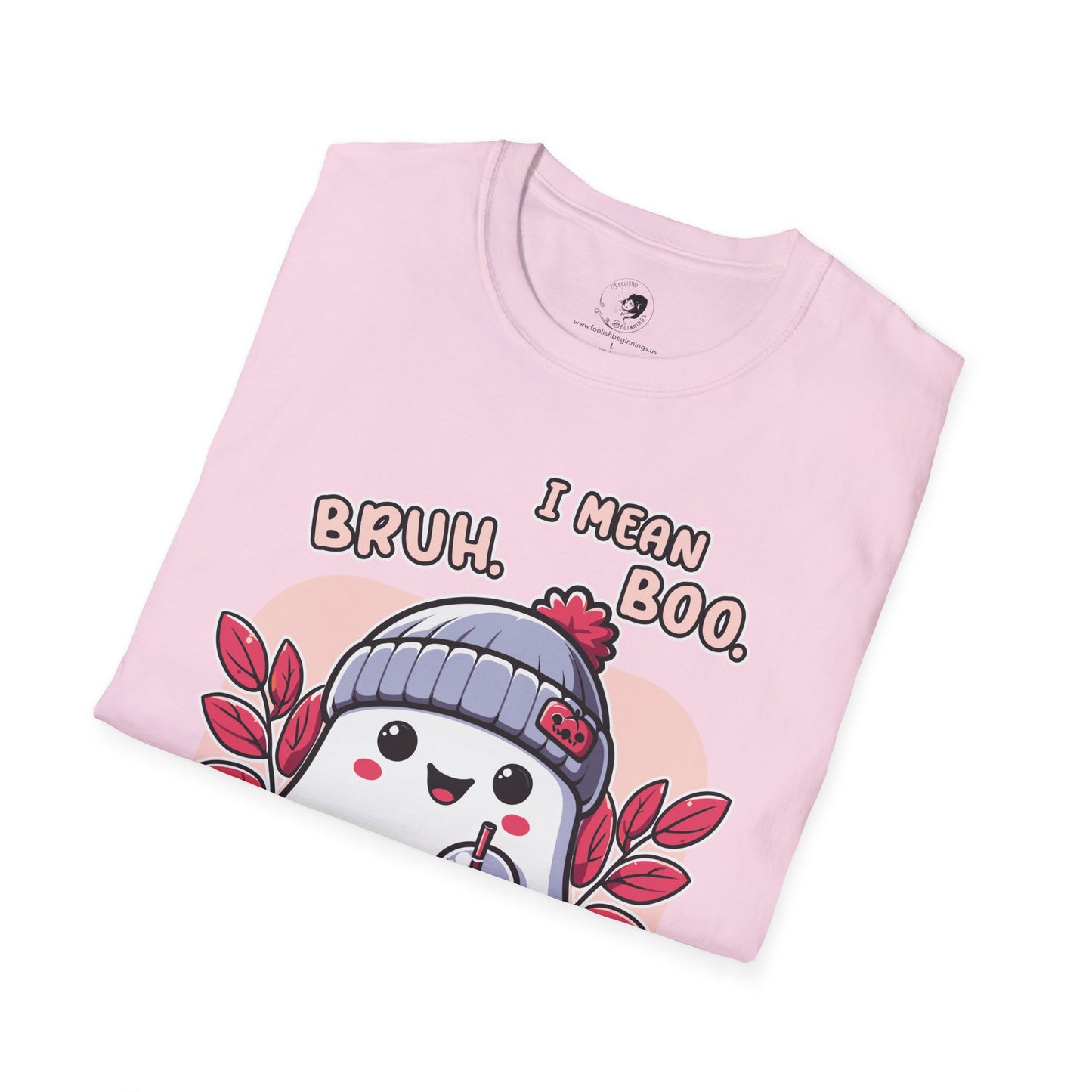 BRUH... I Mean BOO! - Unisex Softstyle Shirt for the Soft Spookster