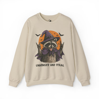 Unhinged and Feral - Unisex Crewneck Sweatshirt