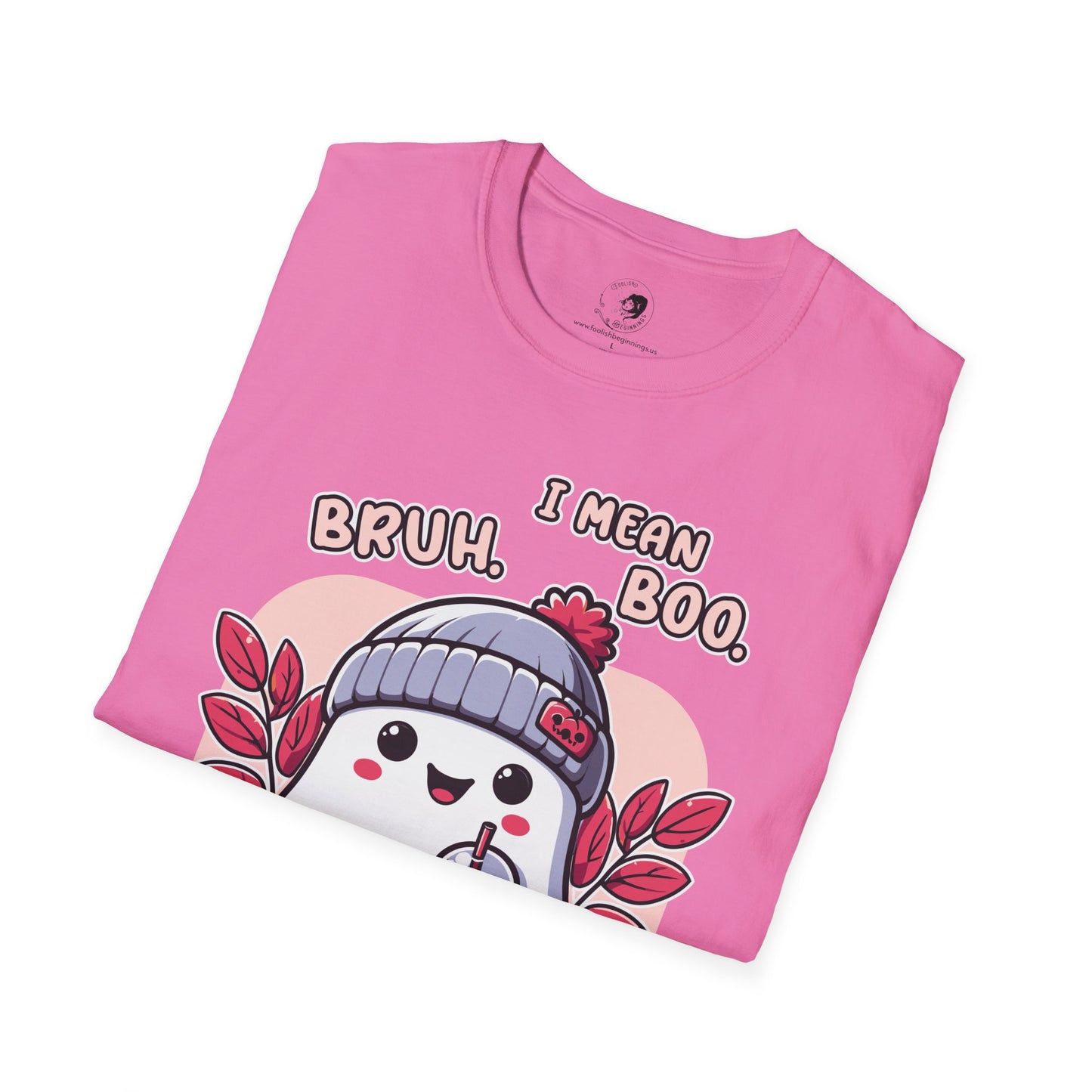 BRUH... I Mean BOO! - Unisex Softstyle Shirt for the Soft Spookster