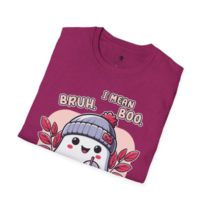 BRUH... I Mean BOO! - Unisex Softstyle Shirt for the Soft Spookster