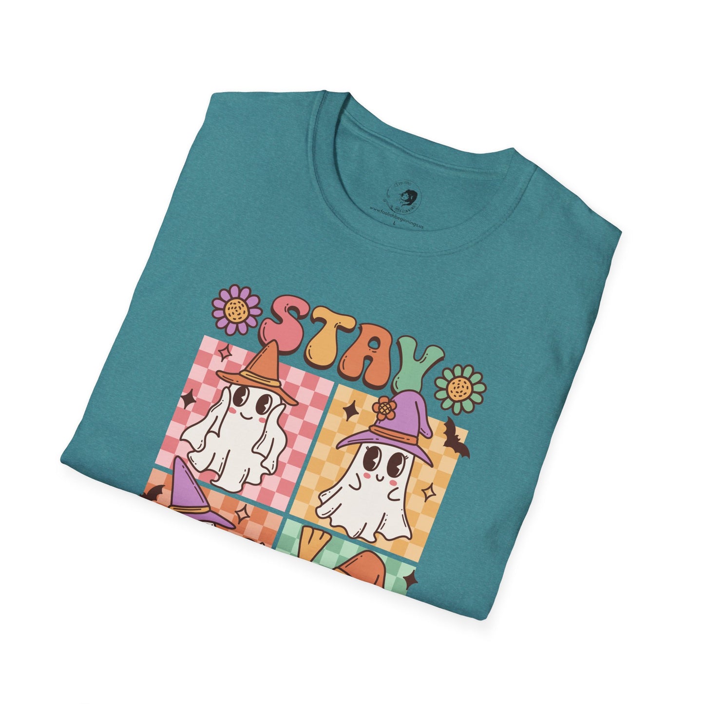 Stay Spooky (FLORAL) - Unisex Softstyle Shirt for the Soft Spookster