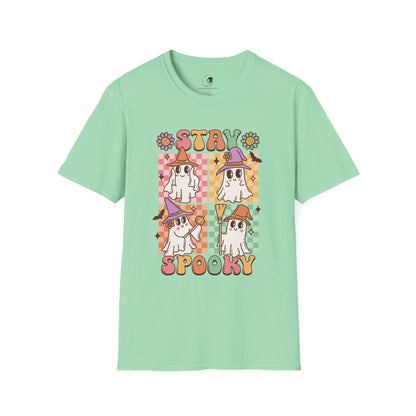 Stay Spooky (FLORAL) - Unisex Softstyle Shirt for the Soft Spookster
