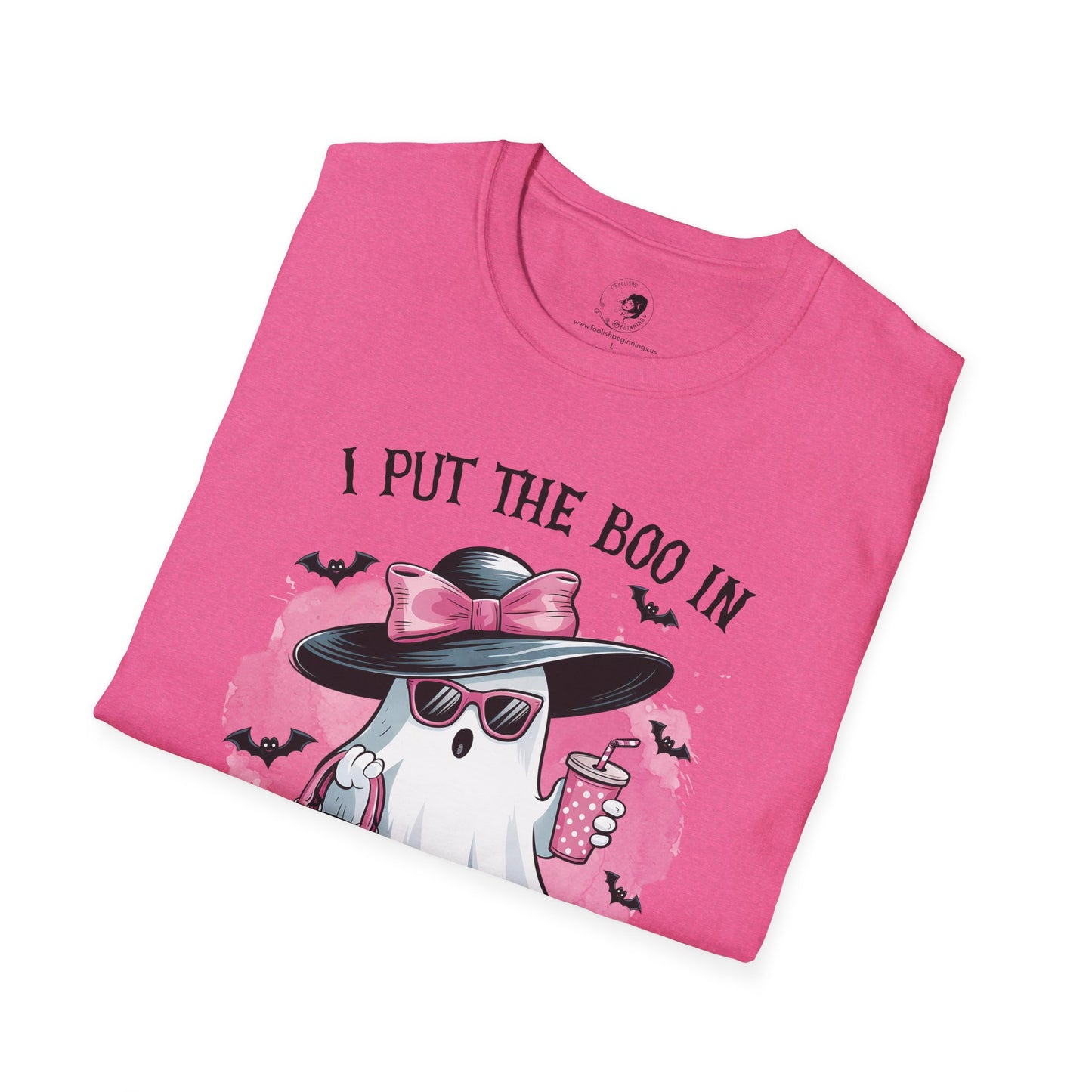I Put The BOO In BOUJIE - Unisex Softstyle Shirt for the Soft Spookster