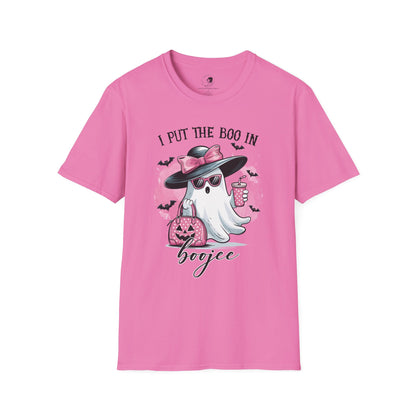 I Put The BOO In BOUJIE - Unisex Softstyle Shirt for the Soft Spookster