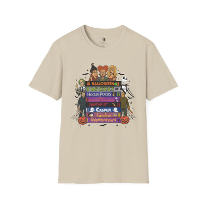 Retro 90's Halloween VHS Tapes  - Unisex Softstyle Shirt