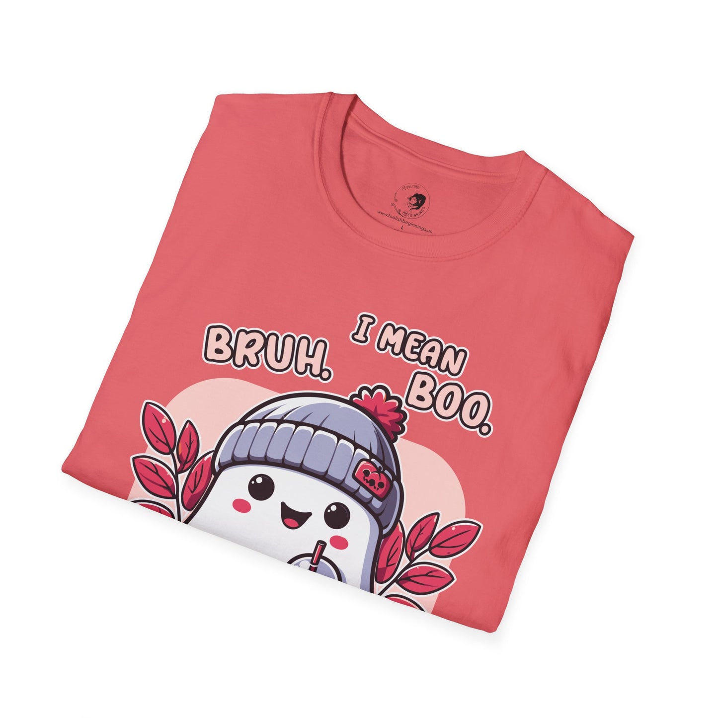 BRUH... I Mean BOO! - Unisex Softstyle Shirt for the Soft Spookster