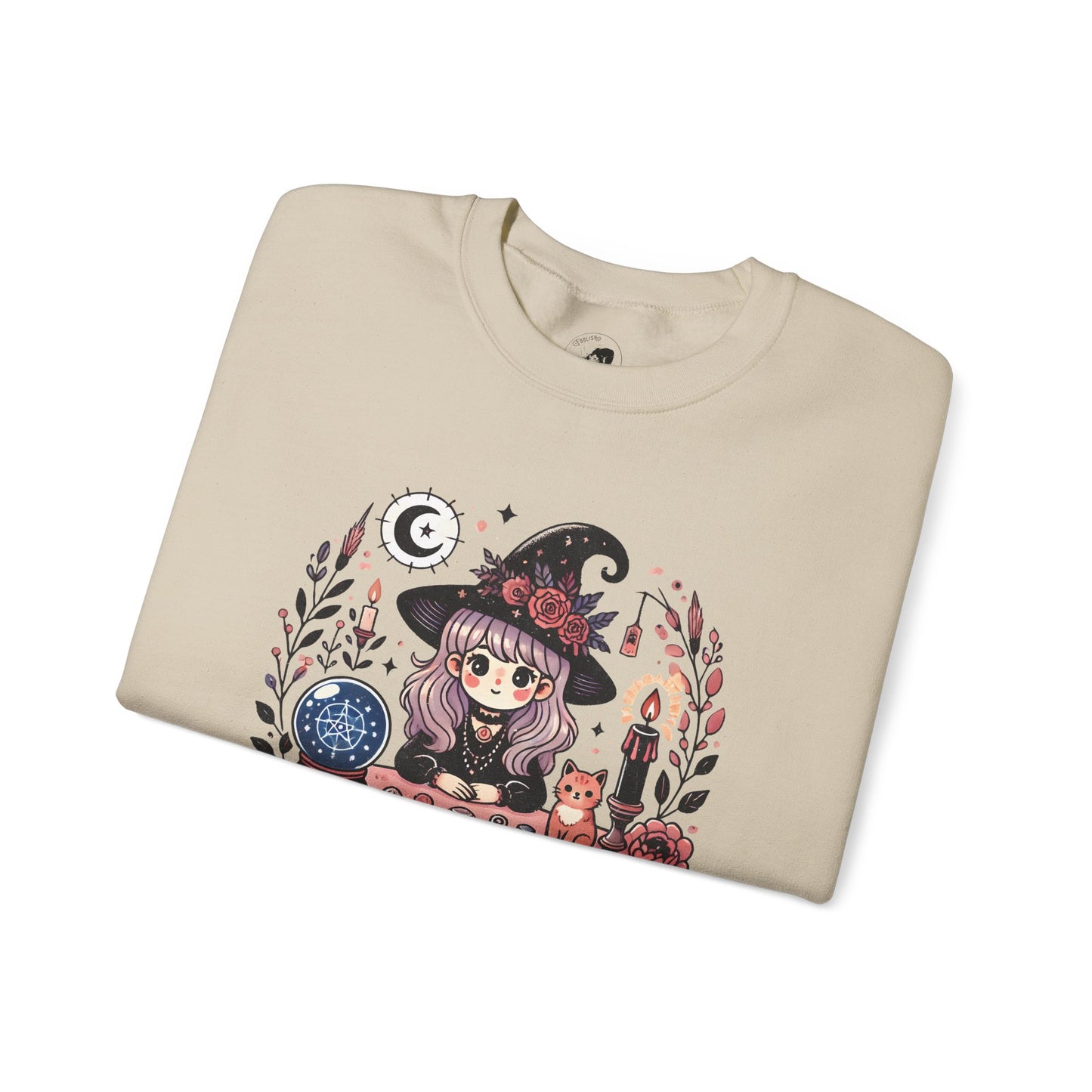 Fortune Favors The Witchy - Unisex Crewneck Sweatshirt