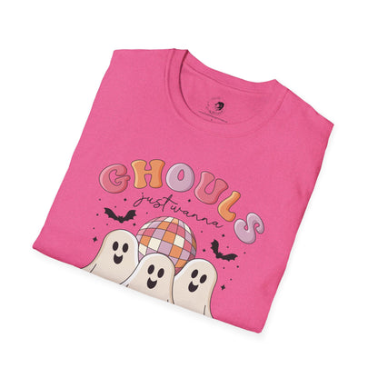 GHOULS Just Wanna Have FUN - Unisex Softstyle Shirt for the Soft Spookster