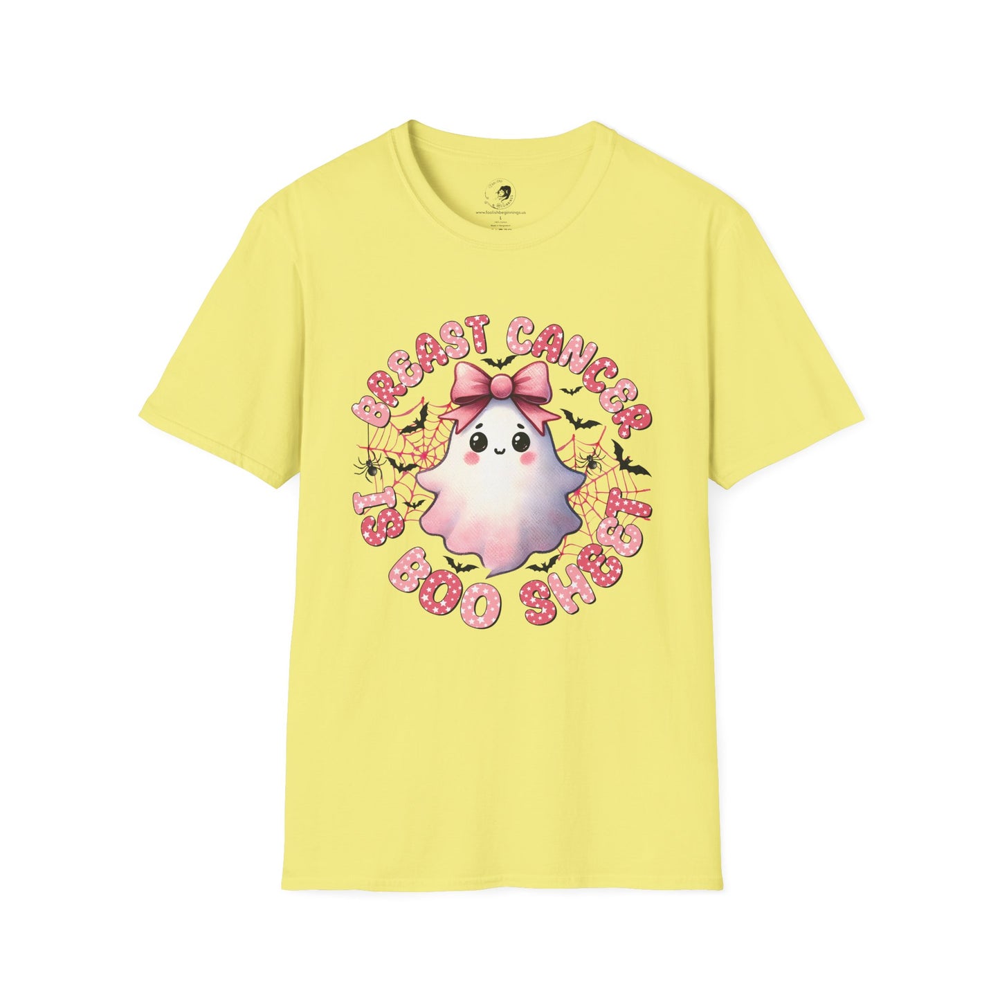 Breast Cancer is BOO SHEET - Unisex Softstyle Shirt for the Soft Spookster