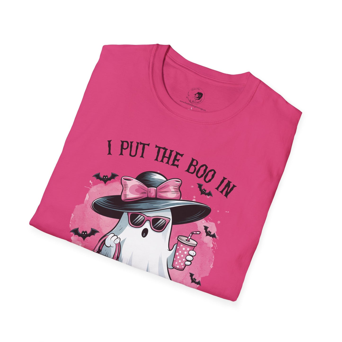 I Put The BOO In BOUJIE - Unisex Softstyle Shirt for the Soft Spookster