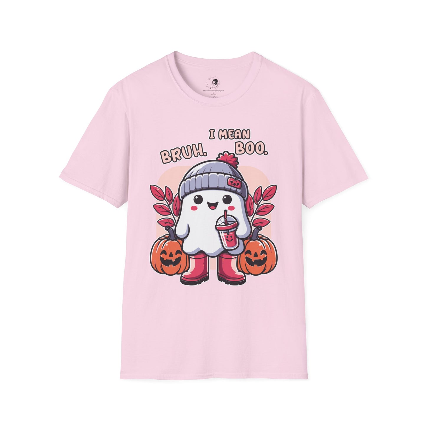 BRUH... I Mean BOO! - Unisex Softstyle Shirt for the Soft Spookster