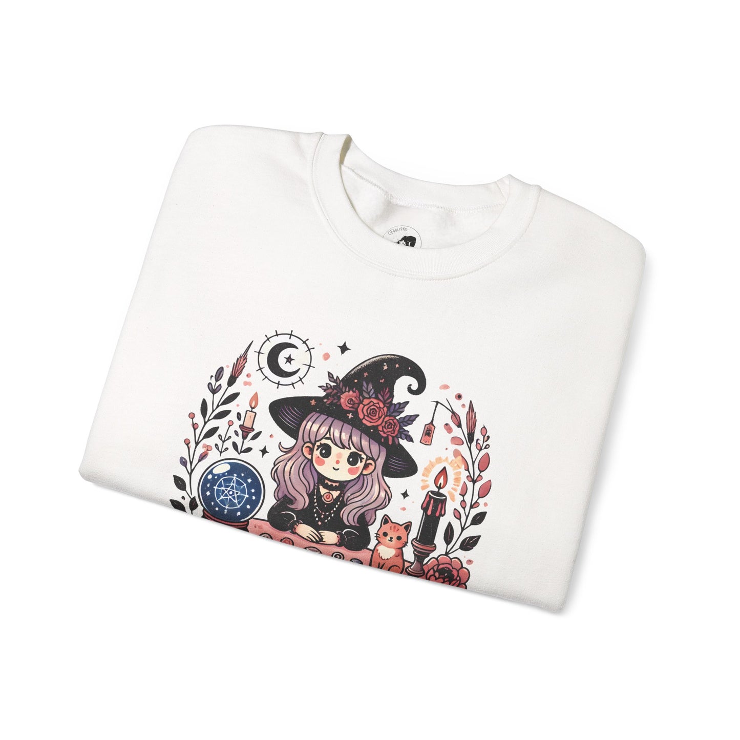 Fortune Favors The Witchy - Unisex Crewneck Sweatshirt