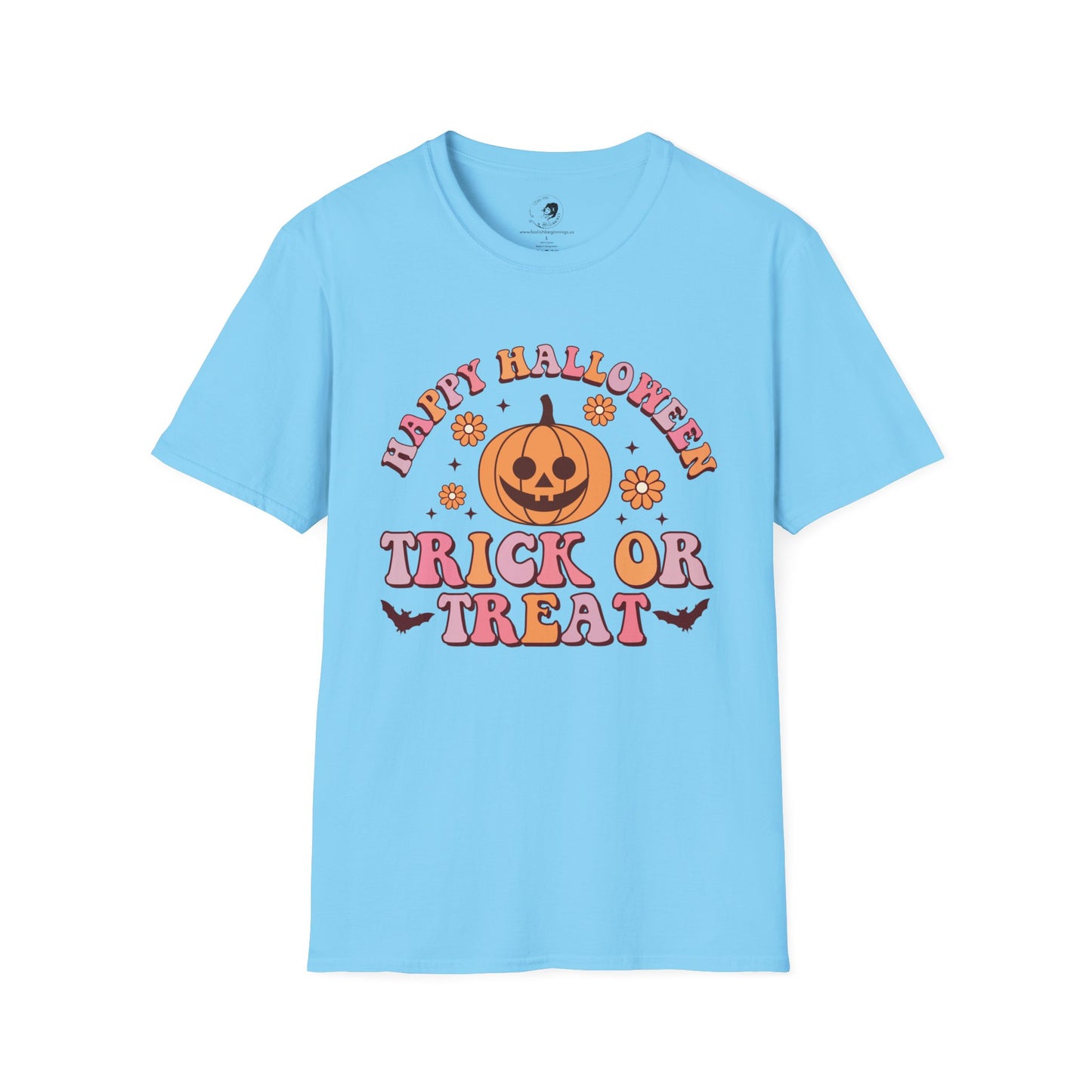 Happy Halloween! Trick or Treat - Unisex Softstyle Shirt for the Soft Spookster