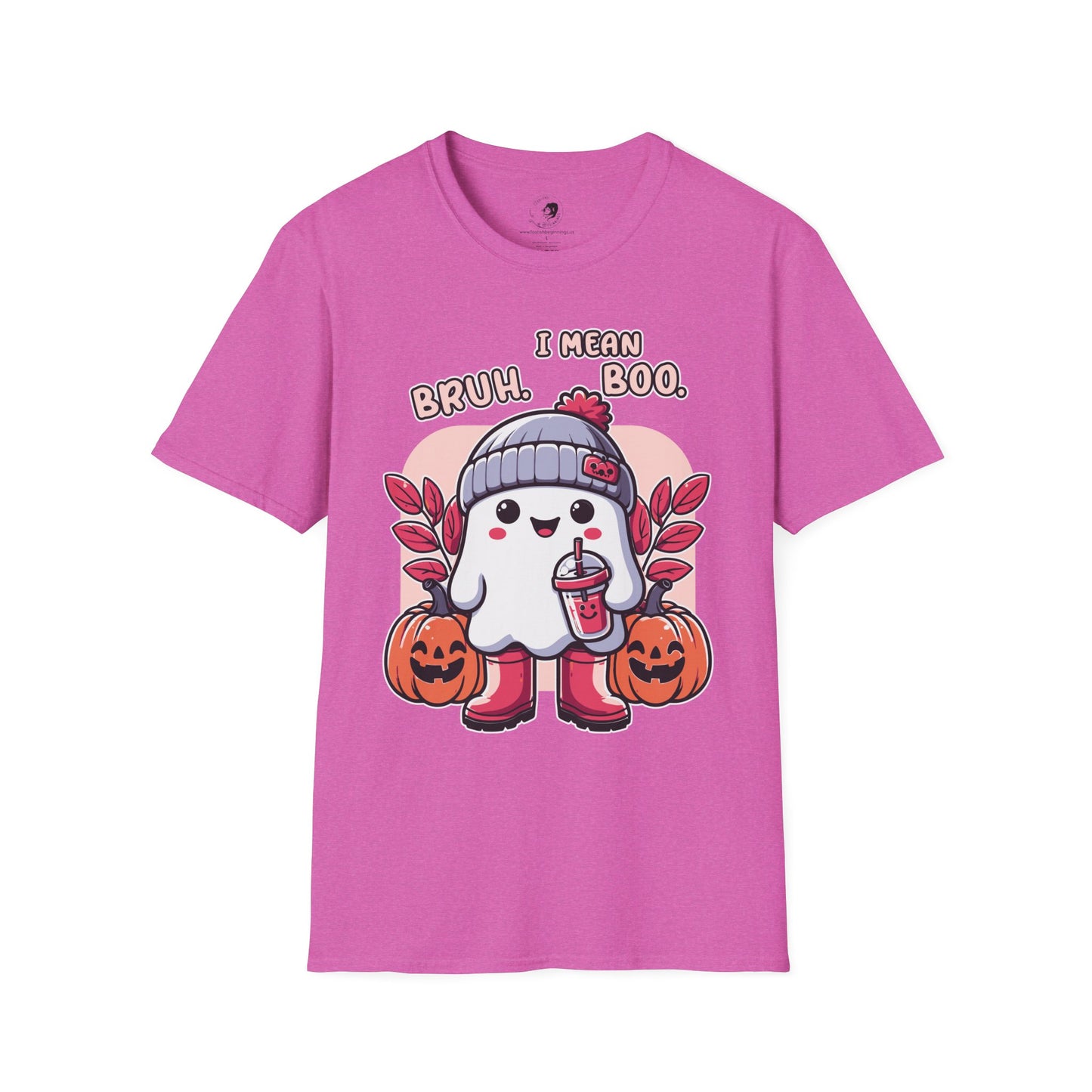 BRUH... I Mean BOO! - Unisex Softstyle Shirt for the Soft Spookster