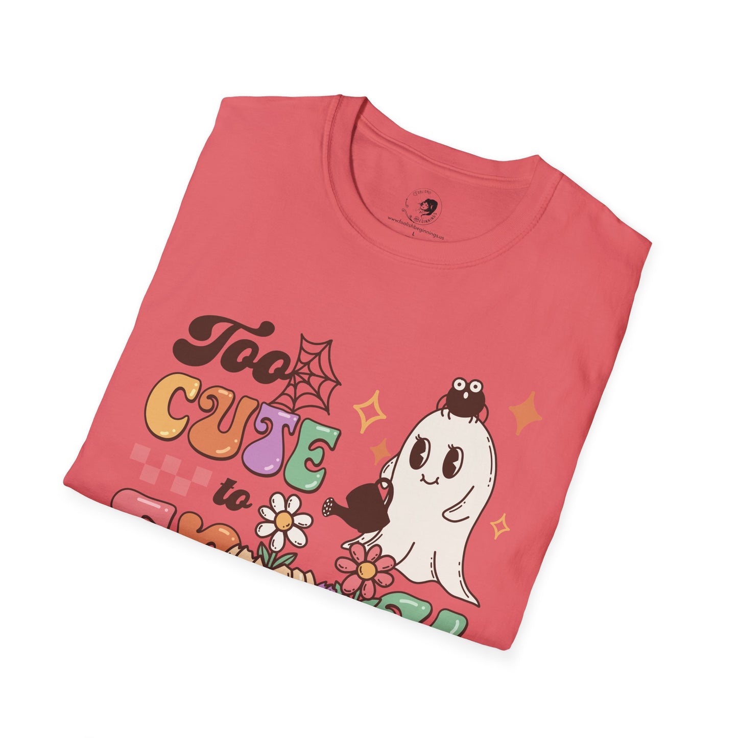 Too Cute To Spook - Unisex Softstyle Shirt for the Soft Spookster