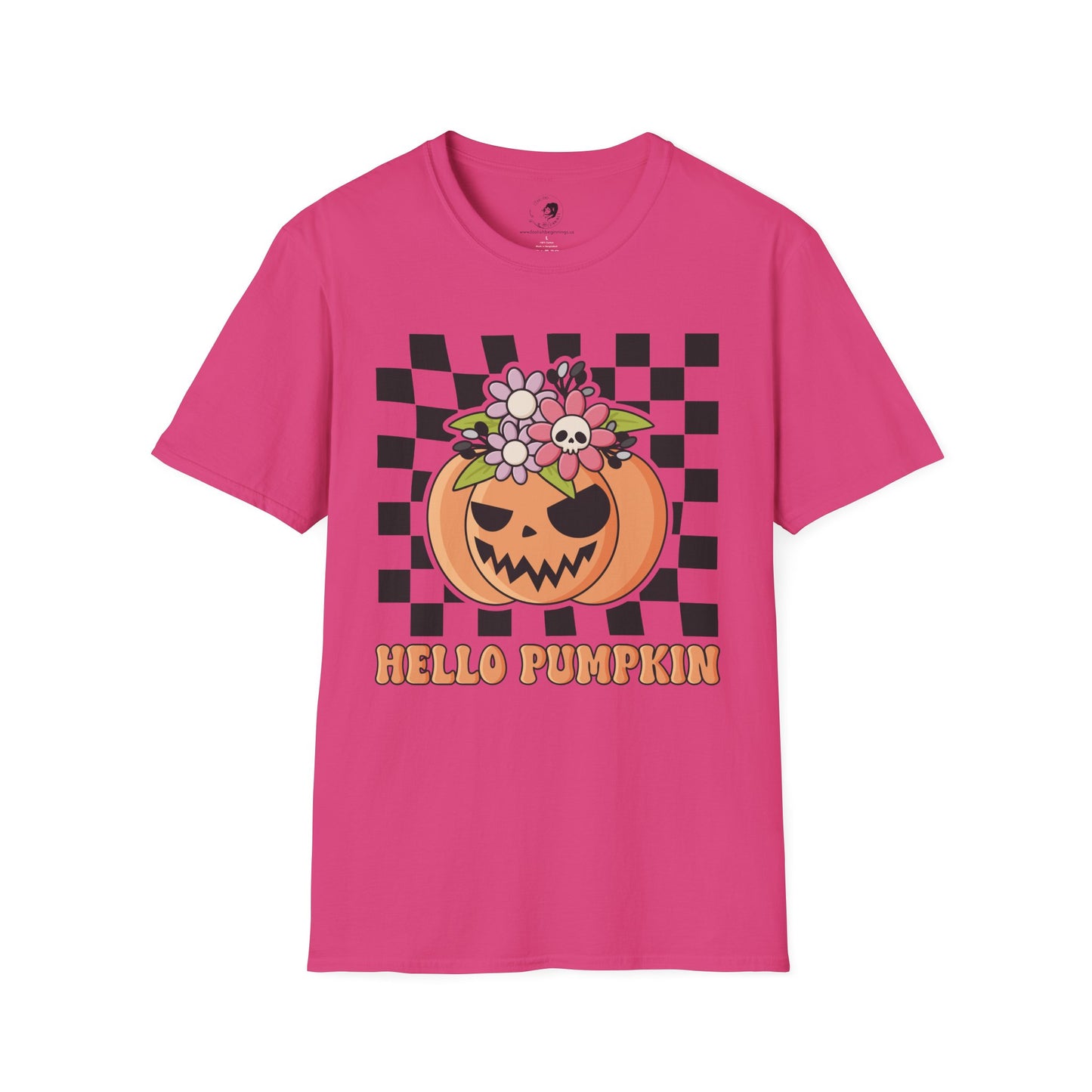 Hello Pumpkin - Unisex Softstyle Shirt for the Soft Spookster