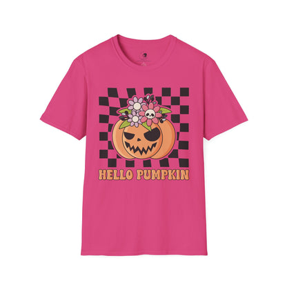 Hello Pumpkin - Unisex Softstyle Shirt for the Soft Spookster