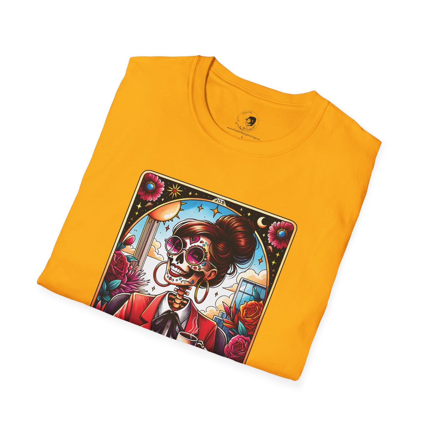 La Jefa - TAROT REEADERS - Tarot Inspired Unisex Softstyle Shirt