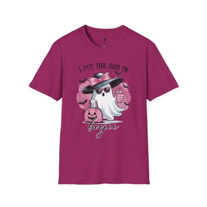 I Put The BOO In BOUJIE - Unisex Softstyle Shirt for the Soft Spookster