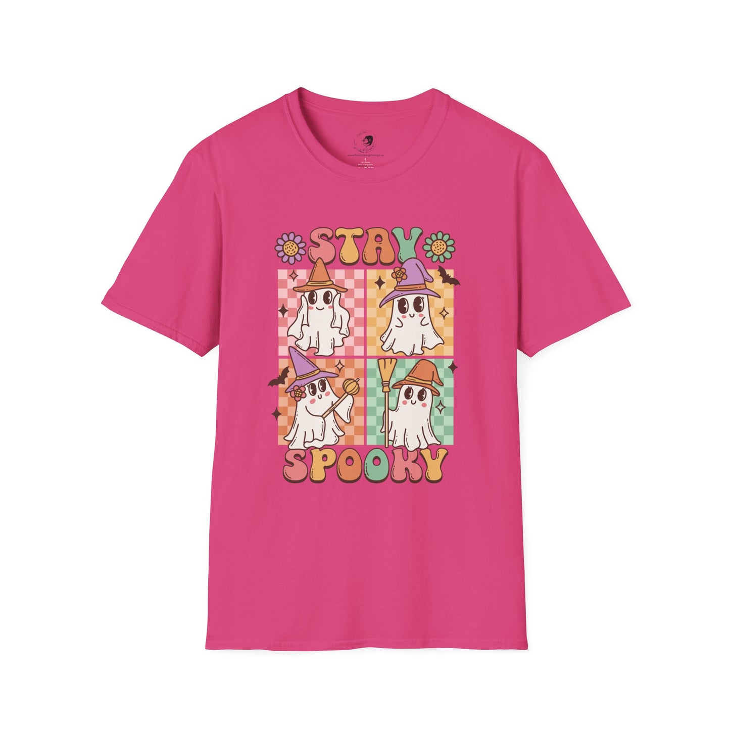 Stay Spooky (FLORAL) - Unisex Softstyle Shirt for the Soft Spookster