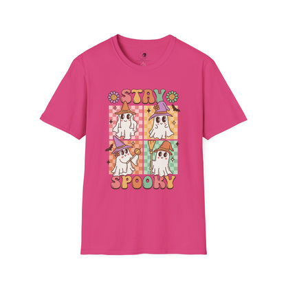 Stay Spooky (FLORAL) - Unisex Softstyle Shirt for the Soft Spookster